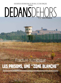 DEDANS DEHORS N°113 Fracture numérique : les prisons, une zone blanche