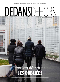 DEDANS DEHORS N°106 Femmes détenues : les oubliées